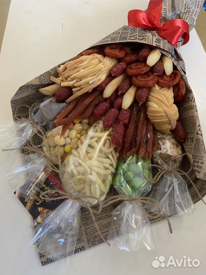 Мужские мясные букеты / Вкусные подарки