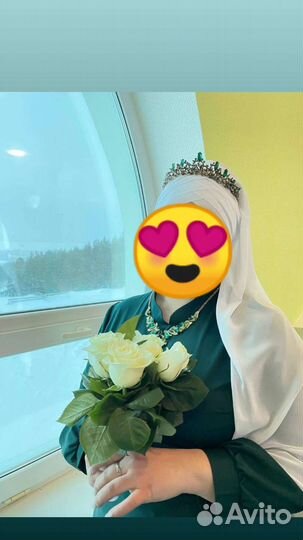 Платье на никах (весь образ) 56 размер