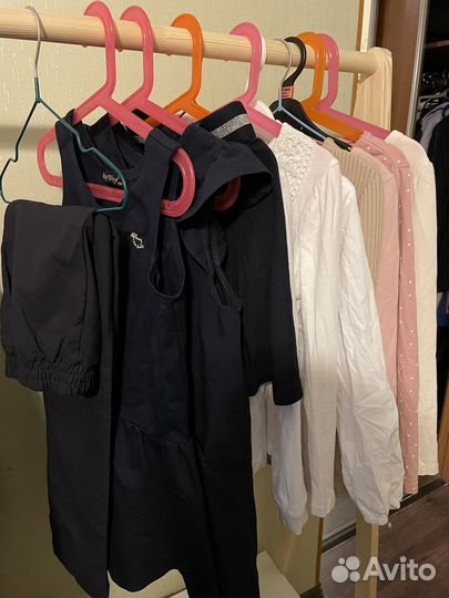 Гардероб для девочки в школу 128