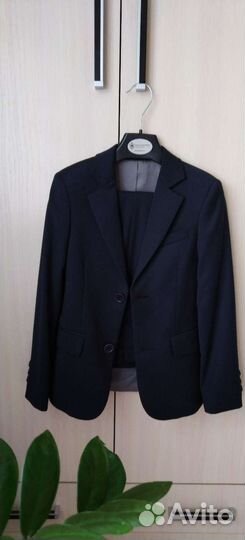 Школьный костюм для мальчика 134 синий