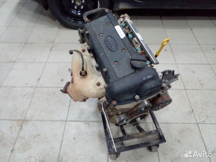 Двигатель G4FA Kia Rio 3 1.4 оригинал номерной