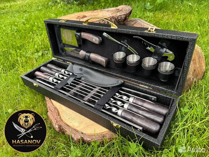 Подарок мужчине набор шашлычный для пикника