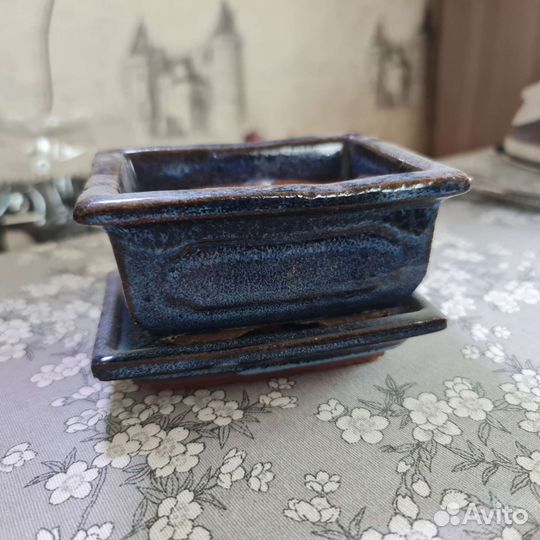 Кашпо бонсайница керамическая