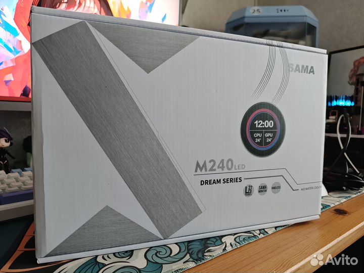 Водяное охлаждение Sama M240 LED, с дисплеем