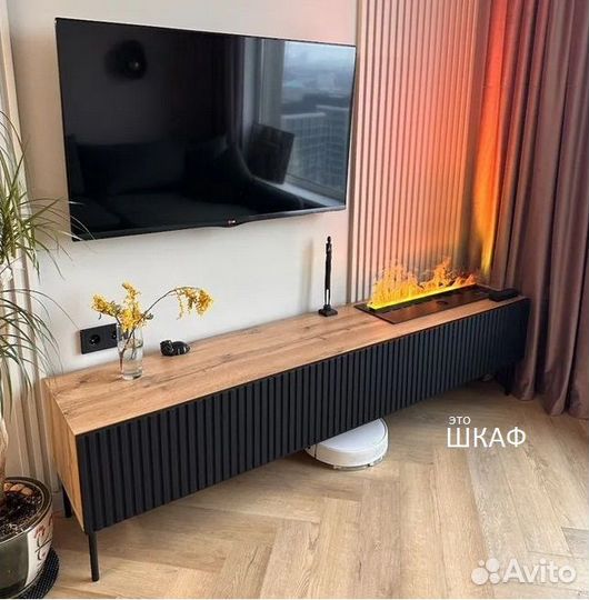 Тумба тв под био-камин