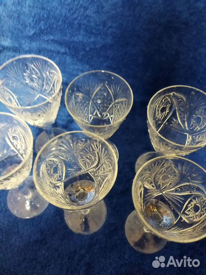 Фужеры хрустальные СССР