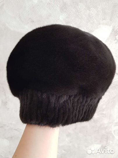 Берет женский норковый