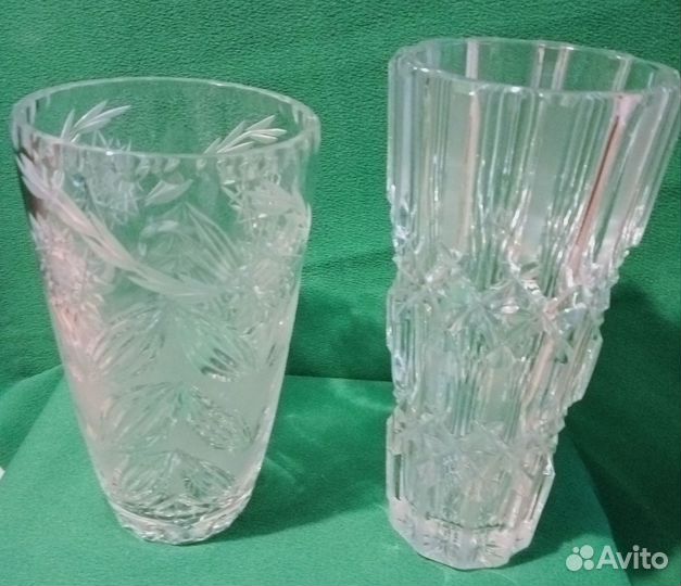 Советские хрустальные вазы