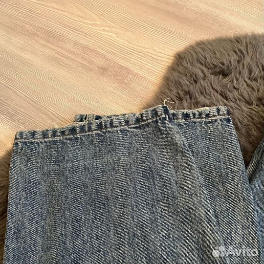 Джинсы унисекс Pull&Bear с потертостами 46 48 M