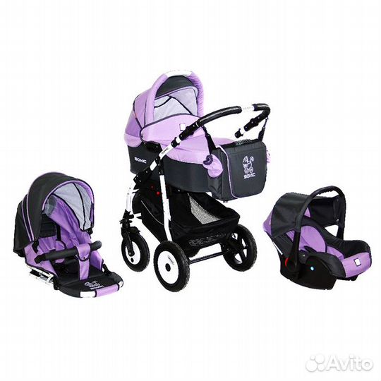 Коляска 3 в 1 sonic verdi