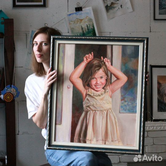 Портрет по фото /масло/ пастель /с нуля