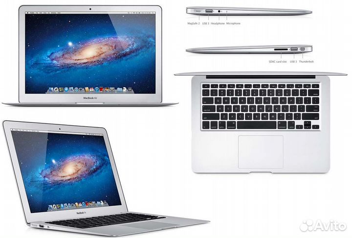 Ноутбук Macbook Air 13 с новой батареей (5+ часов)