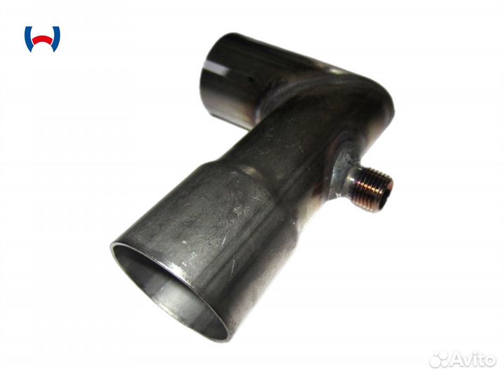 Патрубок угловой, переходной выхлопной трубы 24/30