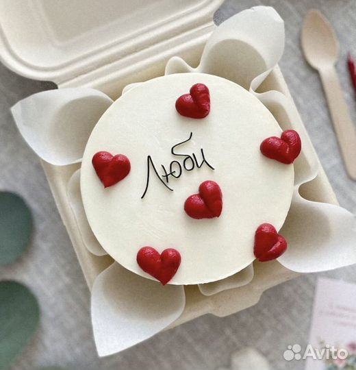 Бенто торт 14 февраля