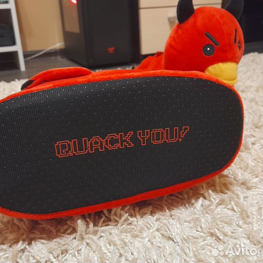 Тапочки злые утки