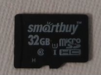 Карты памяти MicroSD 32gb б/у