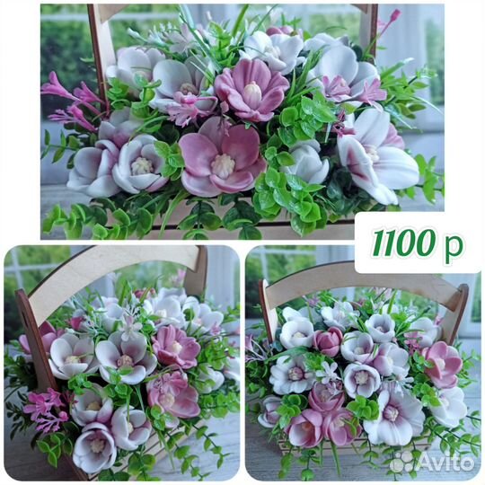 Букет из мыла ручной работы