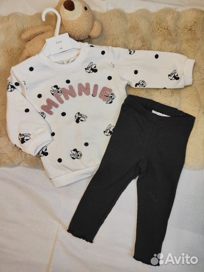 Комплект для девочки 86 размер H&M новый