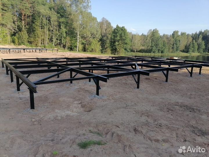 Установка винтовых свай