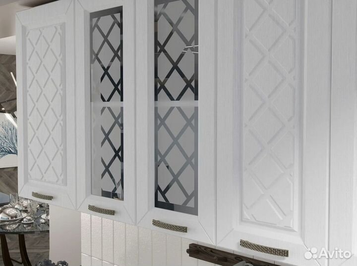 Кухня Агава Белая/Мята 1,6м