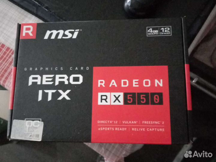 Radeon rx550 4gb