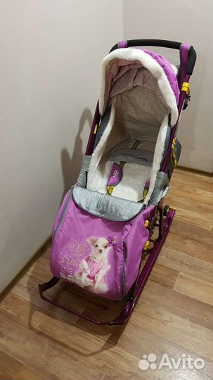Коляска санки nika kids