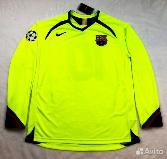 Ronaldinho FC Barcelona футбольный лонгслив nike