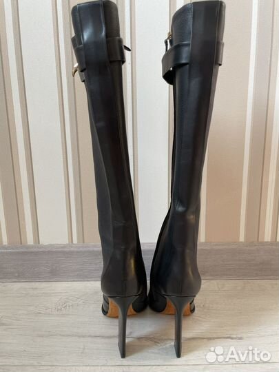 Сапоги женские Givenchy 40 черные кожа