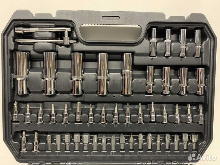 Набор ручного инструмента 108 пр. в кейсе ключи