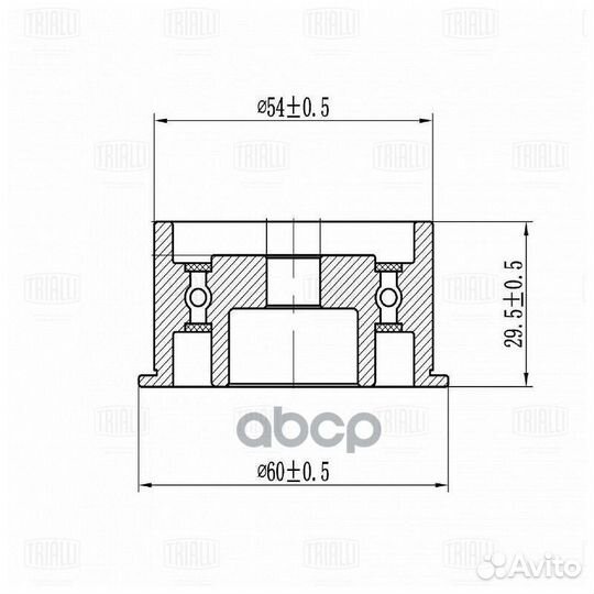 Ролик грм Toyota Corolla E100 (91) 1.3i/1.4i