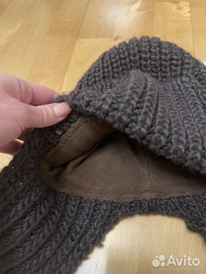 Шапка ушанка зимняя женская