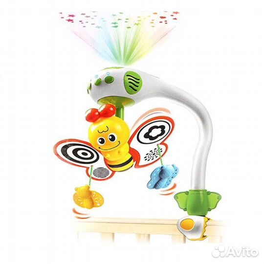 Музыкальный мобиль с проектором Happy Baby