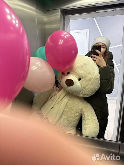 Плюшевый медведь большой маленький гигантский