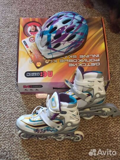 Ролики раздвижные 36-40размер, новые