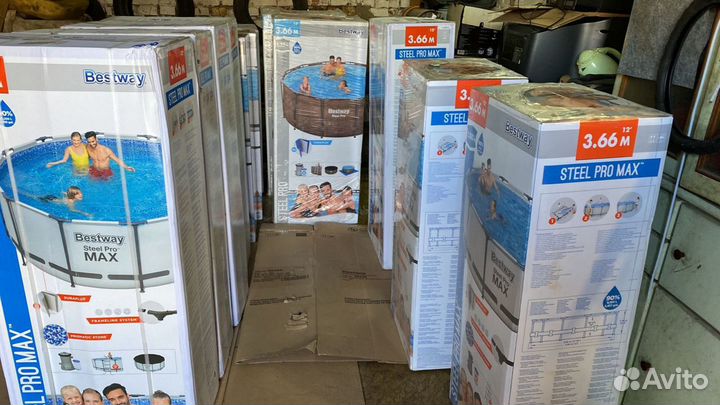 Каркасный бассейн разные