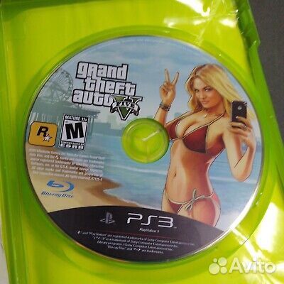 Диск gta 5 на ps3