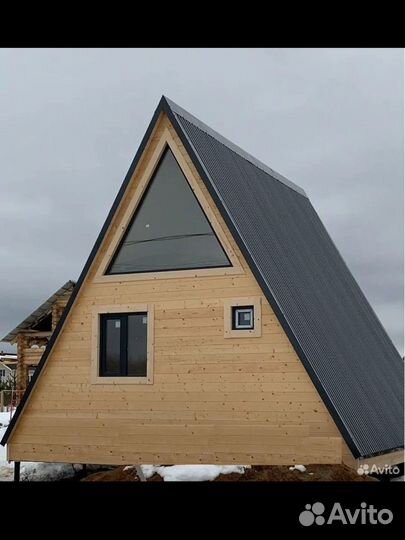 Дом А-фрейм/ A-frame теугольный 