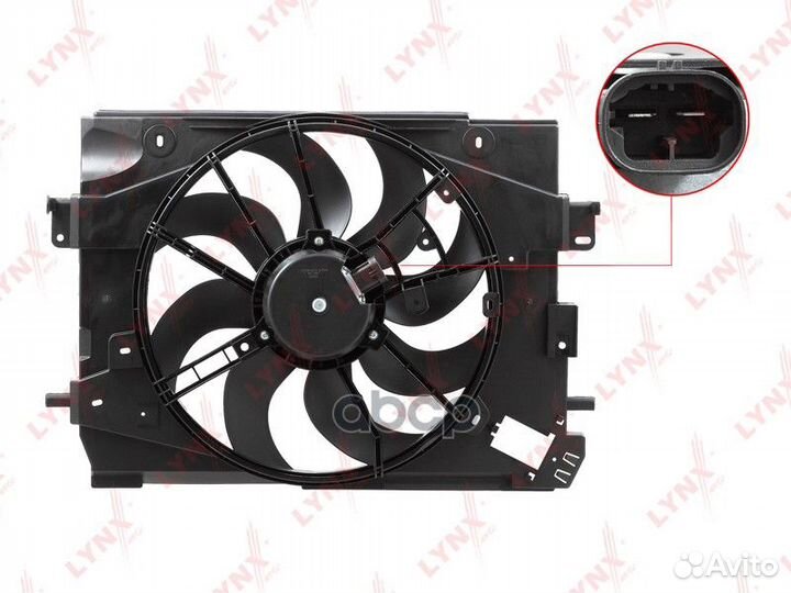 Вентилятор радиатора с кожухом renault Clio IV