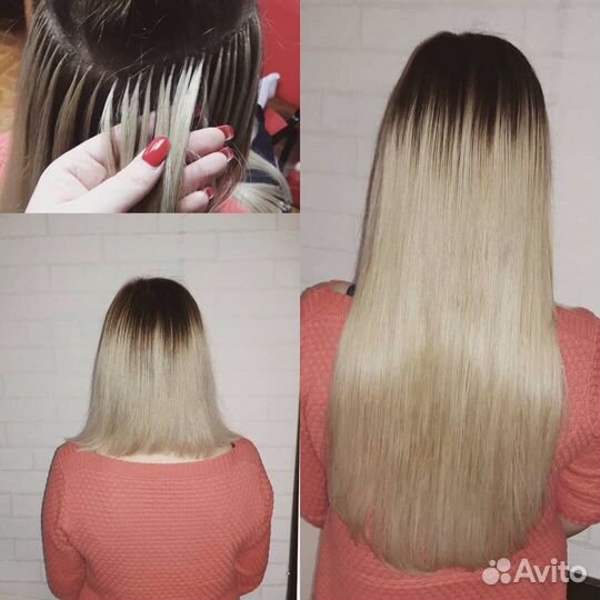 Ленточное и Капсульное наращивание волос