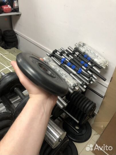 Блины для штанги обрезинка 2,5 кг