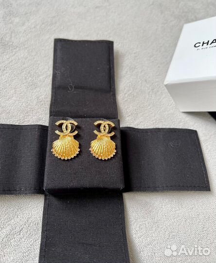 Серьги Chanel оригинал