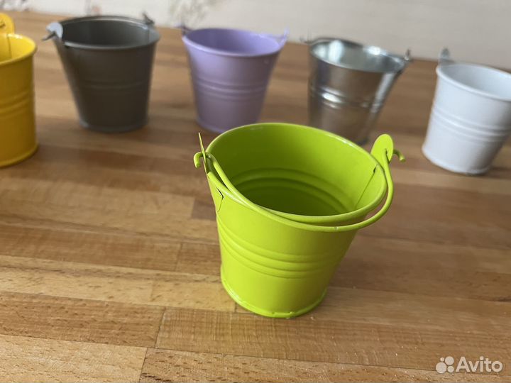 Ведерки оцинкованные 7см