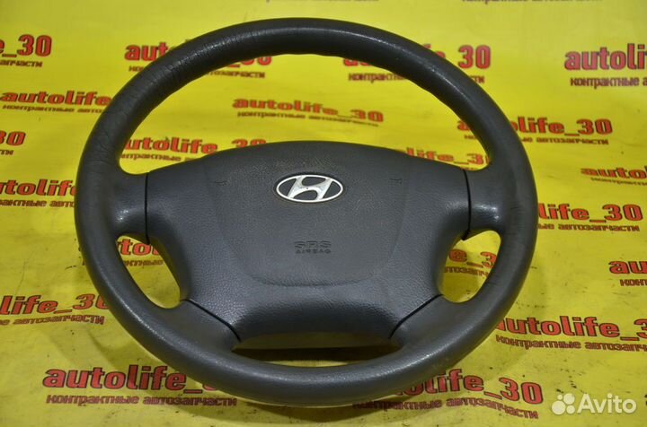 Руль в сборе с подушкой Hyundai Santa FE 2