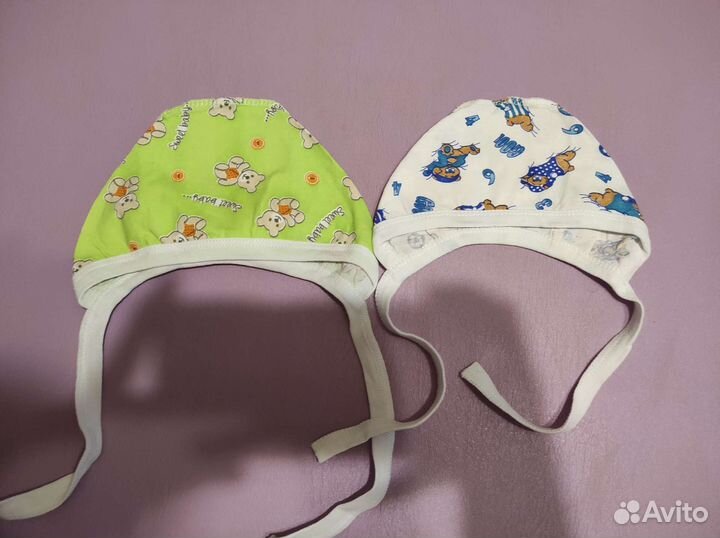 Чепчики для новорожденных