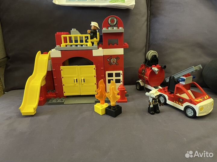 Пожарная станция lego duplo