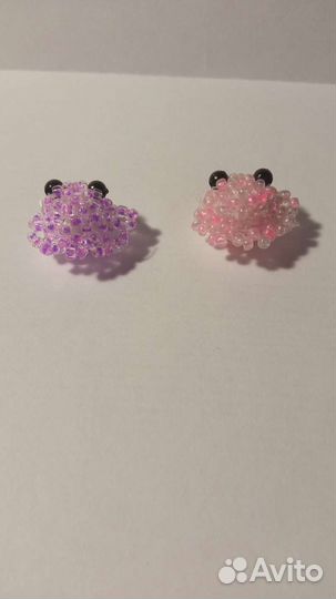 Осьминог амигуруми из бисера