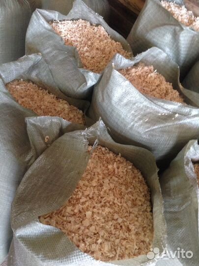 Стружка Опилки липа дуб крупные