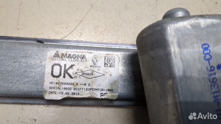 Стеклоподъемник электрический Dacia Sandero 2012