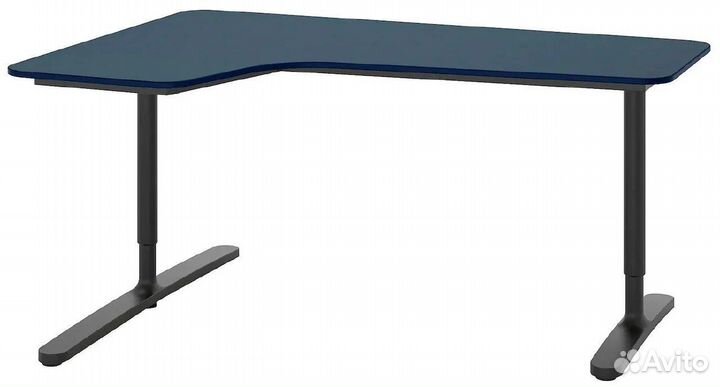 Стол Икеа Бекант bekant IKEA серый