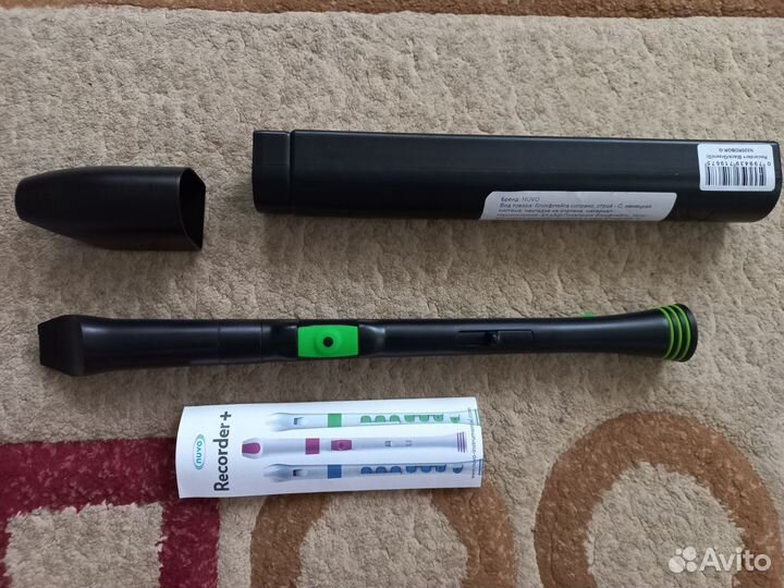 Блокфлейта сопрано немецкая система Nuvo Recorder+